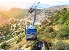 Ride "Wings of Tatev" - the longest reversible aerial tramway built in only one section