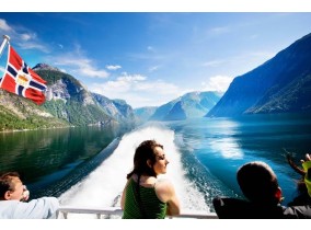 Take a scenic boat ride through the Sognefjord, “The King of Fjords”